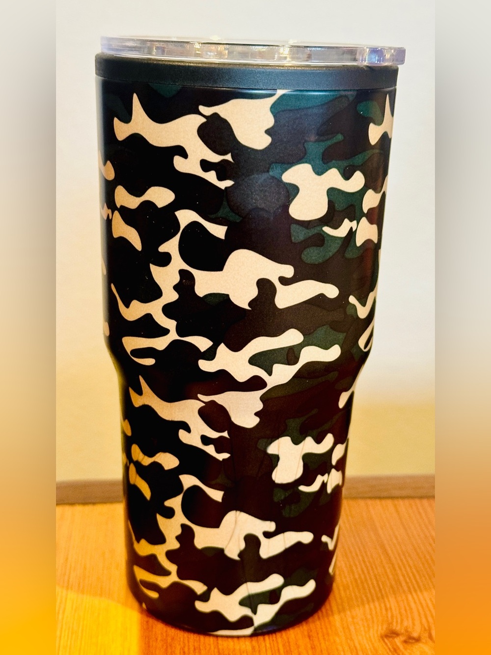 Ghirardelli Camouflage Insulated Stainless Steel 30oz Travel Mug Tumbler - NEW